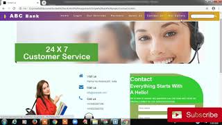 Front end website design