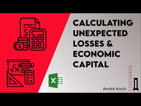 Calculating Unexpected Losses (UL) & Economic Capital Buffer (ECAP) under Basel with Excel example
