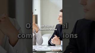 Risks of off-channel communications #OffChannelCommunications #datacompliance  #securecommunication
