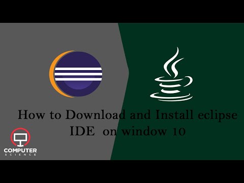 How to Download and Install eclipse IDE  on window 10