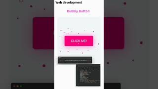 bubbly buttons in html css code #webdesign #webdeveloper #code #coding