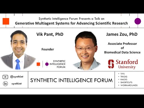 Generative Multiagent Systems for Advancing Scientific Research (James Zou, Stanford University)