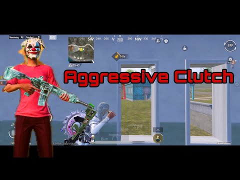 Most Aggressive Clutch in BGMI  😈