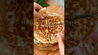Herb and Cheese Crepes #easyrecipes #healthycooking #crepes #londonfoodblogger