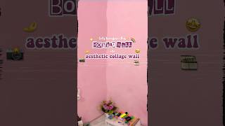 Aesthetic DIY collage wall decor✨ under ₹200 💸🤩 Pinterest inspired