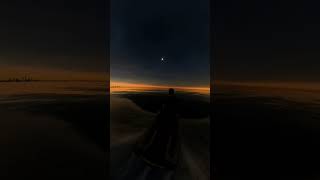 Total Eclipse 2024, Lake Erie, Cleveland, Ohio - #seadoo #eclipse #eclipse2024 #cleveland #lake