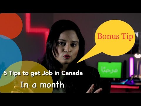 How to get job in Canada quickly | Important tips | Mistakes to avoid