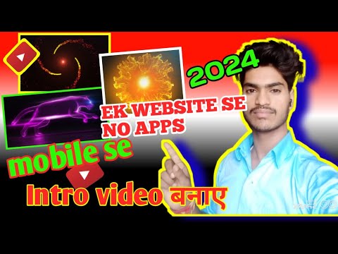 #How to make Professional Intro video for YouTube ( मोबाइल से) Intro video बनाए/ easy step #shorts