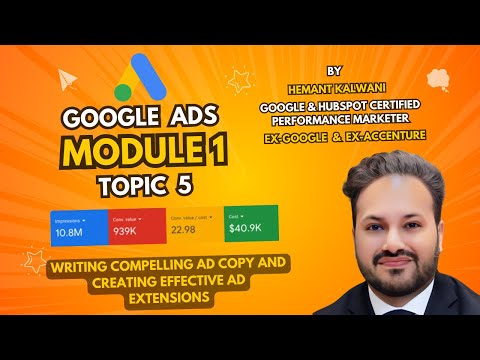 Writing Engaging Ad Copy & Boosting CTR with Ad Extensions - Google Ads Guide!