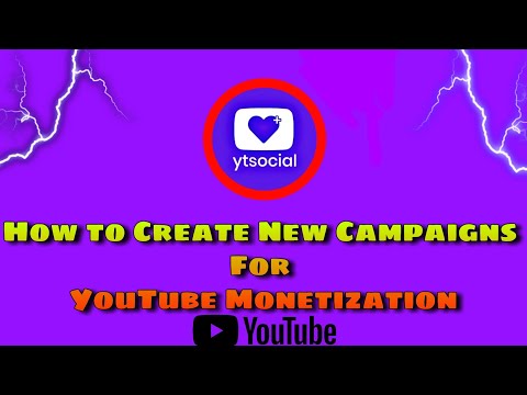 How to create new campaigns on ytsocial App🔥For 4000 YouTube Watch Time Target With Ytsocial App✔