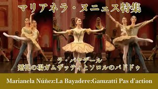 【厳選バレエ：ヌニェス特集】ラ・バヤデール：婚礼の場ガムザッティとソロルのパドドゥ| Best of Marianela Núñez's  Gamzatti.