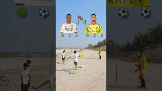 Team Ronaldo vs Team Mbappe CHALLENGE #shorts #football #challenge #ronaldo #mbappe #youtube #viral