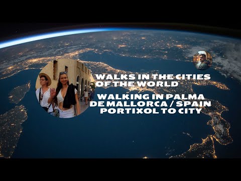 Walking in PALMA DE MALLORCA / Spain 🇪🇸- Portixol to City