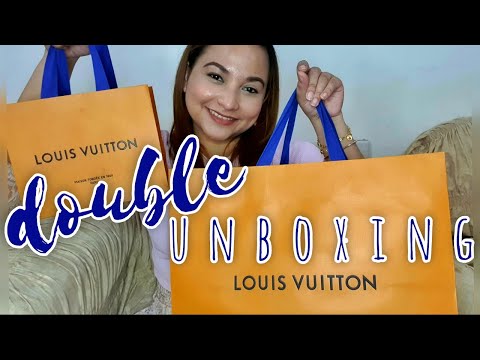 Louis Vuitton double unboxing ; BAG AND WALLET