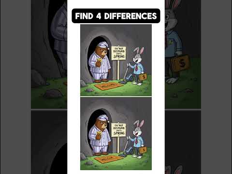 find 4 differences #spotthedifference