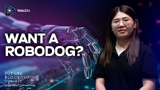 Deep Robotics Robodog at Future Blockchain Summit