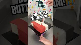 RED + BLACK BUTTERCREAM HACK! ❤️🖤