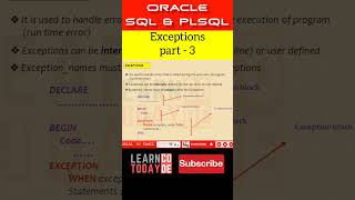 Exception part 3