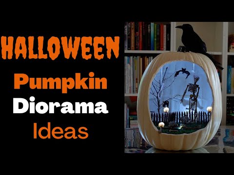 Halloween Pumpkin Diorama Ideas