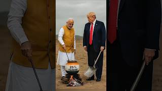 Modi Cooks Up 25% Tariff Deal as Trump Watches | Political Satire Explained #funny #politicalhumor