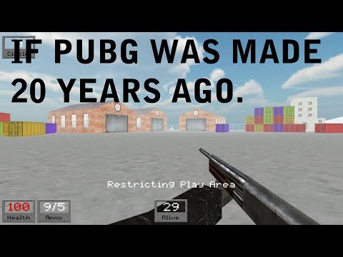 IF PUBG WAS MADE 20 YEARS AGO (GAME PLAY)