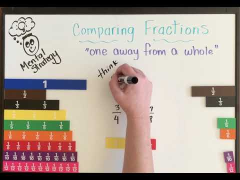 Comparing Fractions "One Away From a Whole
