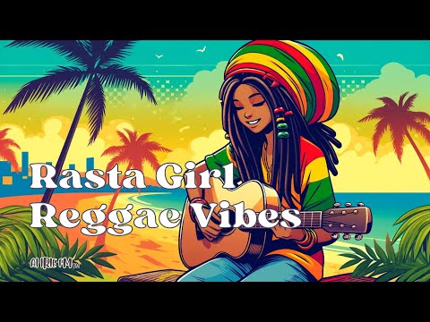 [Reggae] Rasta Girl Playing Guitar on the Beach | Relaxing Reggae Vibes 🌴🎸✨