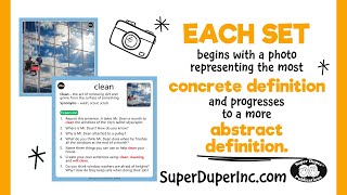 Build strong grammar & syntax skills with Webber BIG Verbs Photo Cards from Super Duper Publications