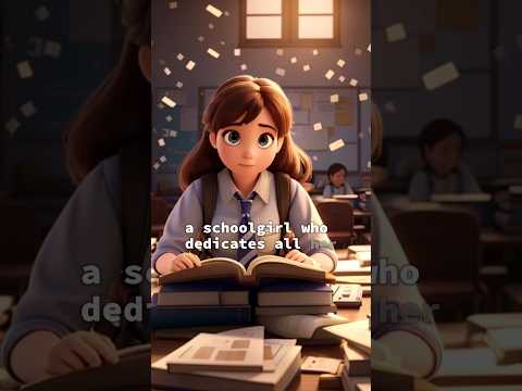 Work Smart, Not Hard: A Schoolgirl's Journey to Success #motivation #education  #motivationalvideo