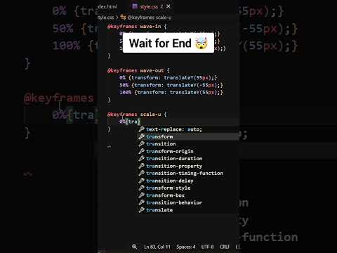 DNA Wave Animation | Pure HTML & CSS | Frontend Magic! 🌌💻