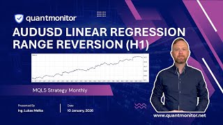 AUDUSD Linear Regression Range Reversion Strategy