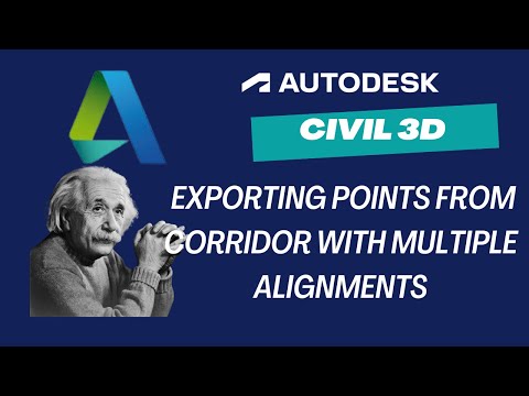 Intersection Corridor Stakeout Report Civil 3D(exporting points from a corridor multiple alignments)