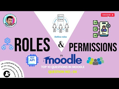 Roles & Permission in Moodle #role #api #moodle #lms
