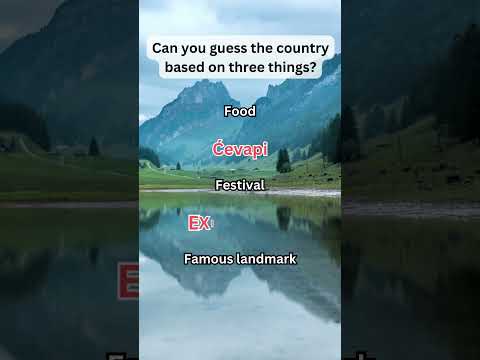 Can you guess the country recognized for its pastries and Renaissance art? #Pastries #Canals #Art