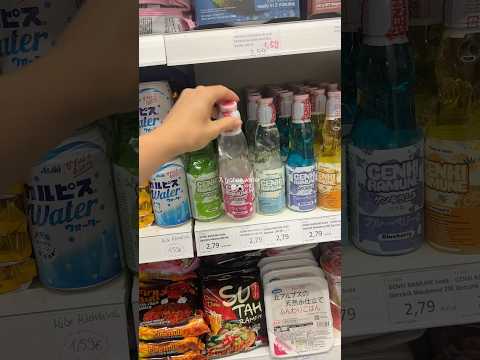 ASMR asian grocery shopping 🍜| cozy market sounds