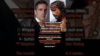 Jim Caviezel’s Painful Path to Golgotha ✝️  #didyouknow #history #book_records #facts #amazingfacts