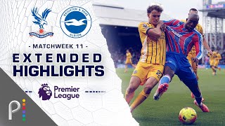 Crystal Palace v. Brighton | PREMIER LEAGUE HIGHLIGHTS | 11/9/2025 | NBC Sports
