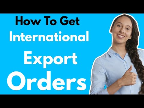 How to Get Export Order : Import Export Business