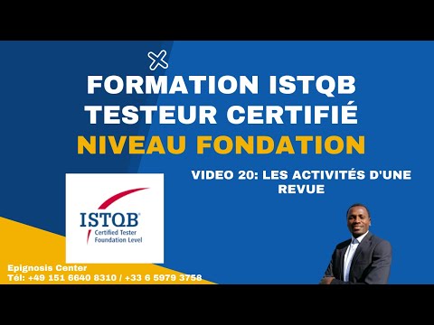 ISTQB Certification Niveau Fondation-Session 20- Les Activités de la revue