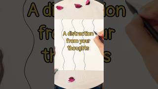 QUICK & EASY WAY OUT FROM ANXIOUS THOUGHTS #mindfulness #easyart #mindfulart  #stressrelief
