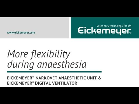Aufbauanleitung EICKEMEYER® Digitales Beatmungsgerät für Kleintiere und Anschluss an NarkoVet®