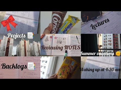 Romanticizing study - lectures + projects + completing syllabus+ waking up at 4:00 am #notes