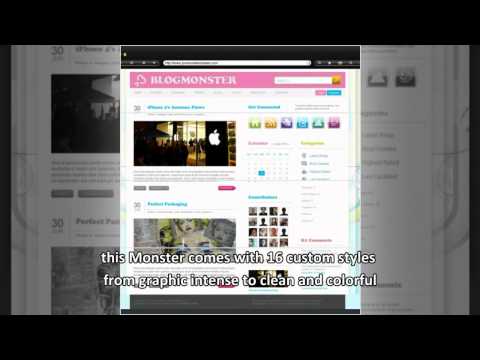 Blogmonster - JomSocialTemplates.com Video Review