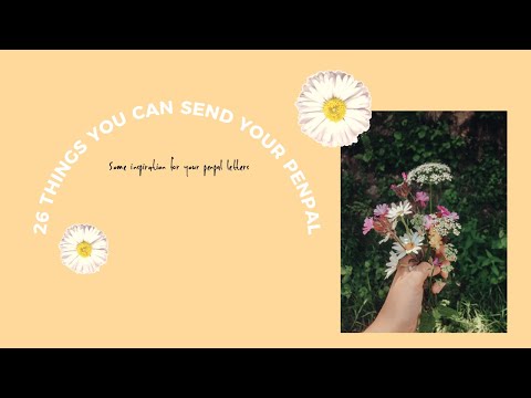 26 goodies you can send your penpal - samesjournal