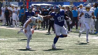 BIG-MAN INT! Dexter Lawrence nearly scores on epic defensive play