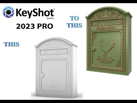 Rhino-8 to KeyShot- HOW TO MAKE ANTIQUE FINISH
