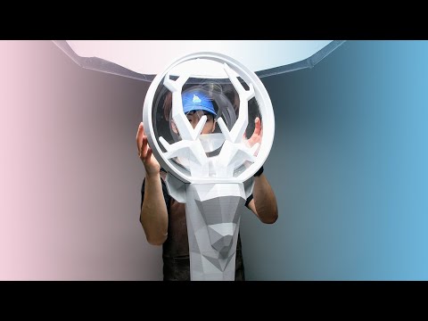 I Built a HUGE Oh My Girl Light Stick (오마이걸) [ENG, KR]