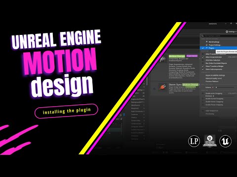 Unreal Engine 5.4 Motion Design | Setting up the plugin in your project