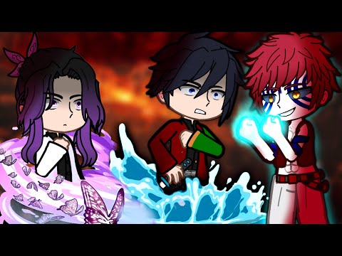 Hashiras + Tanjiro React To Giyuu Tomioka | Demon Slayer | Gacha [ENG/RU]
