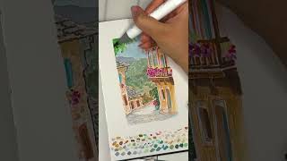 BG Art day 1/25😩#backgroundart #artpractice #ohuhumarkers #comicartist #dailysketch